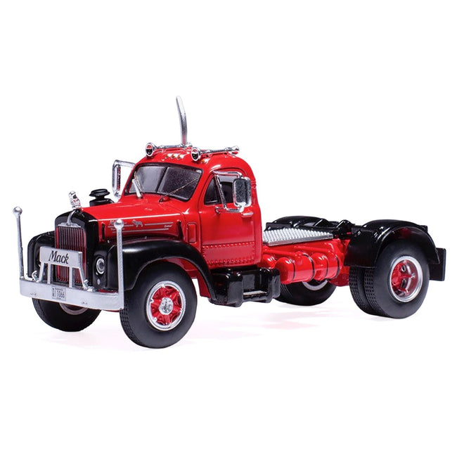 1953 Mack B 61 Truck Tractor Red and Black 1/64 Diecast Model by IXO Models-IXO-ModelCars.com