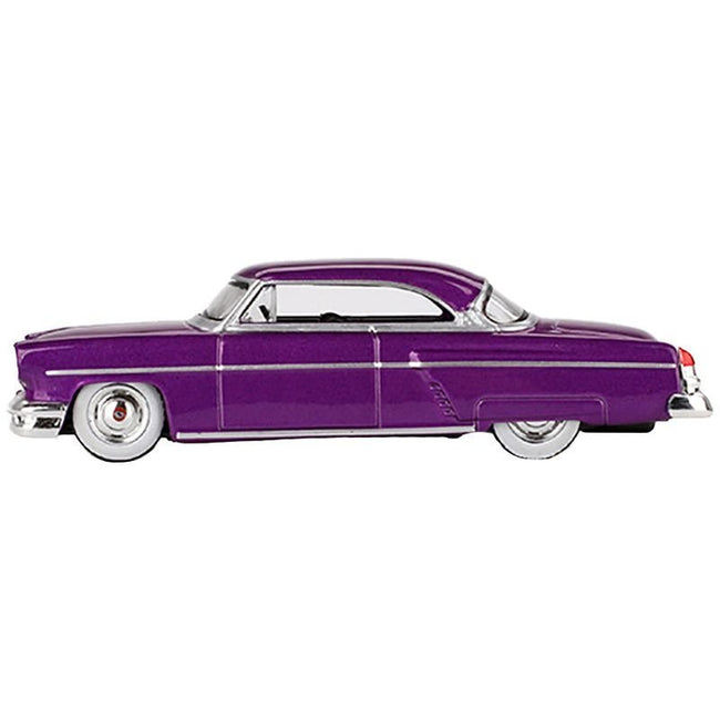 1954 Lincoln Capri Hot Rod Purple Metallic Limited Edition to 3600 pieces Worldwide 1/64 Diecast Model Car by Mini GT-Mini GT-ModelCars.com