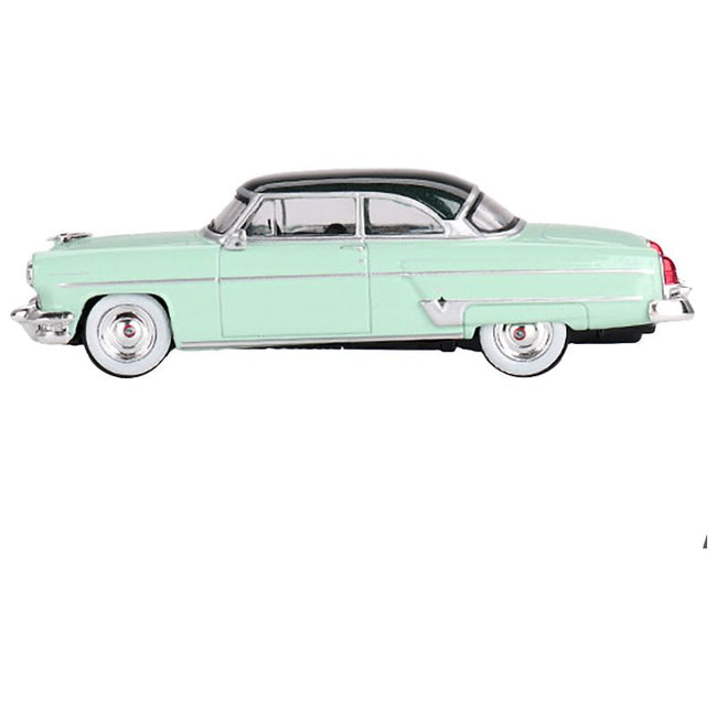 1954 Lincoln Capri Parklane Green with Bloomfield Green Top Limited Edition to 2760 pieces Worldwide 1/64 Diecast Model Car by Mini GT-Mini GT-ModelCars.com