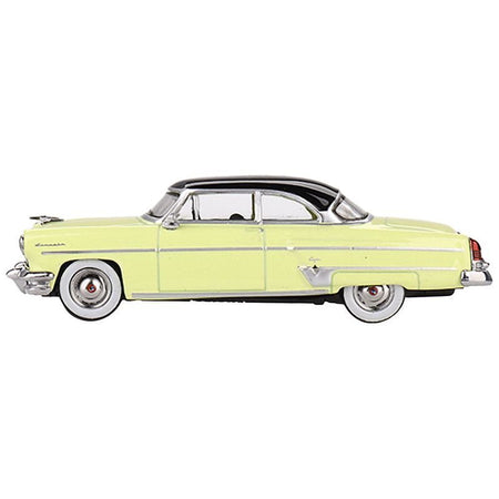1954 Lincoln Capri Premier Yellow with Black Top Limited Edition to 3000 pieces Worldwide 1/64 Diecast Model Car by Mini GT-Mini GT-ModelCars.com