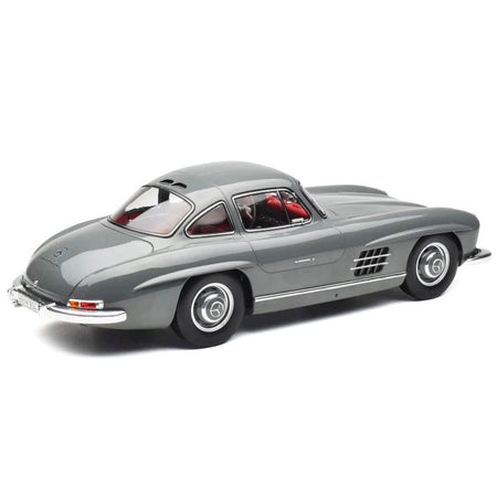 1954 Mercedes-Benz 300 SL Graphite Gray with Red Interior Limited Edition to 500 pieces Worldwide 1/12 Diecast Model Car by Norev-Norev-ModelCars.com