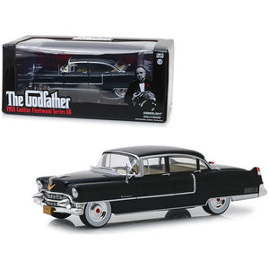 1955 Cadillac Fleetwood Series 60 Black "The Godfather" (1972) Movie 1/24 Diecast Model Car by Greenlight