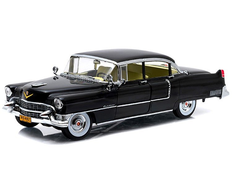 1955 Cadillac Fleetwood Series 60 Special Black "The Godfather" (1972) Movie 1/18 Diecast Model Car by Greenlight-Greenlight-ModelCars.com