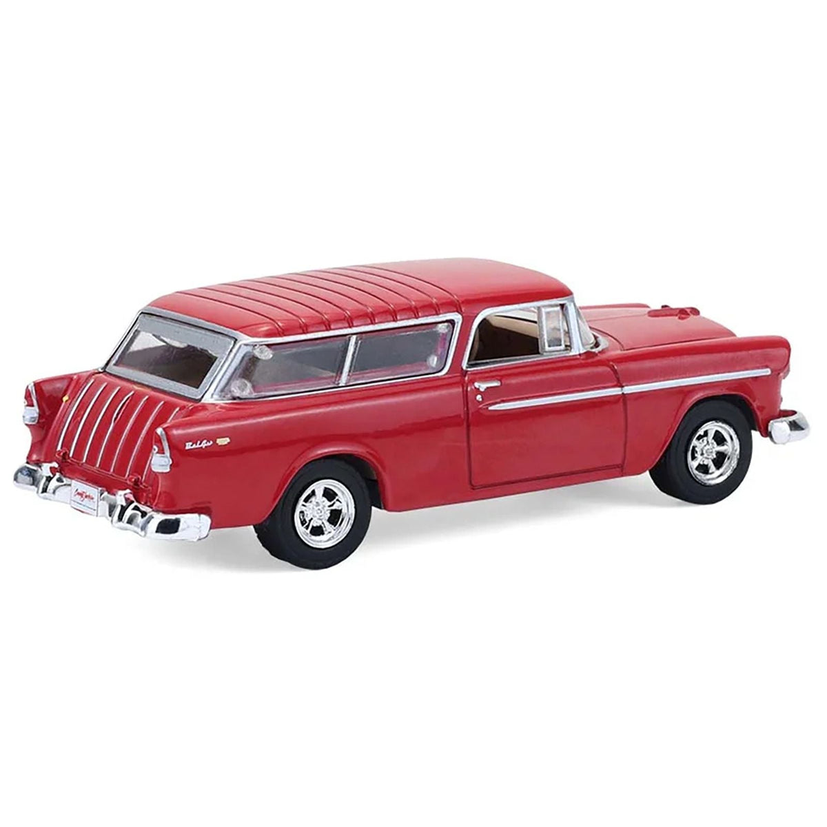 1955 Chevrolet Nomad Custom Wagon Red "Barrett-Jackson" Series 16 1/64 Diecast Model Car by Greenlight-Greenlight-ModelCars.com