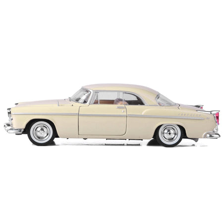 1955 Chrysler C300 Cream "Timeless Legends" Series 1/24 Diecast Model Car by Motormax-Motormax-ModelCars.com