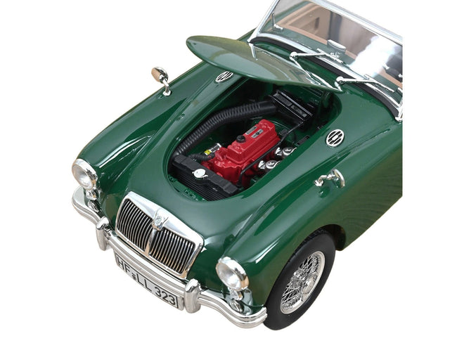 1955 MG MGA Cabriolet British Racing Green 1/18 Diecast Model Car by Norev-Norev-ModelCars.com