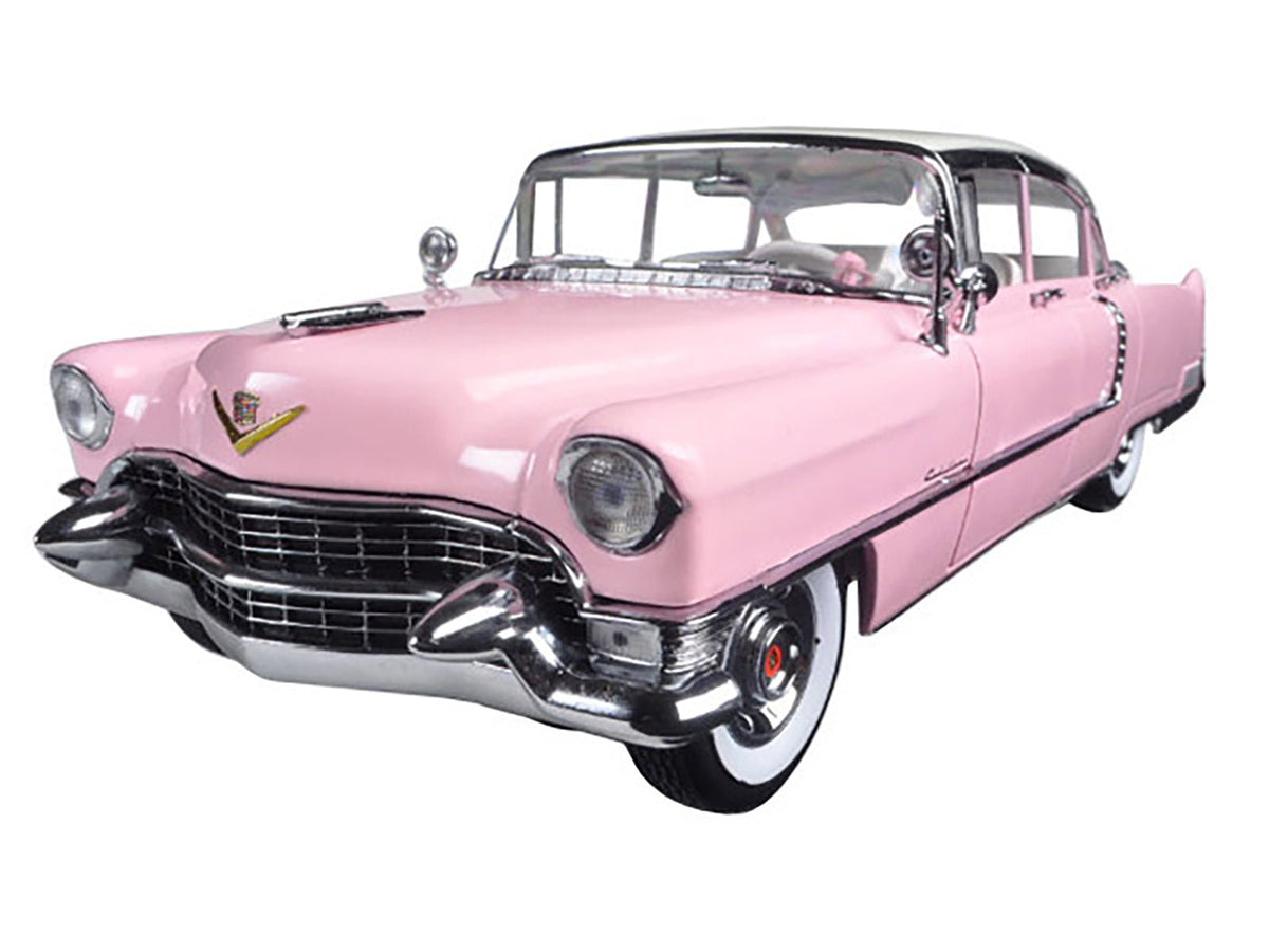 1955 Pink Cadillac Fleetwood Series 60 Special "Elvis Presley" 1/18 Diecast Model Car by Greenlight-Greenlight-ModelCars.com