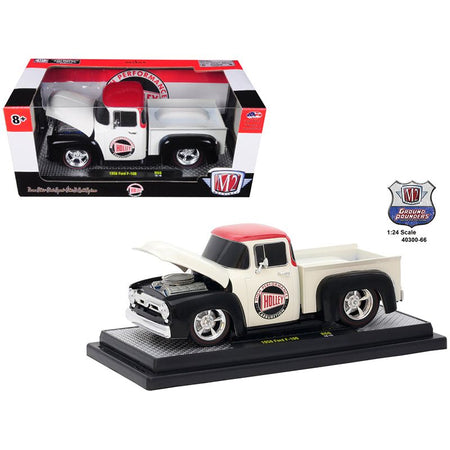 1956 Ford F-100 Pickup Truck "Holley" Limited Edition to 5800 pieces Worldwide 1/24 Diecast Model Car by M2 Machines-M2-ModelCars.com