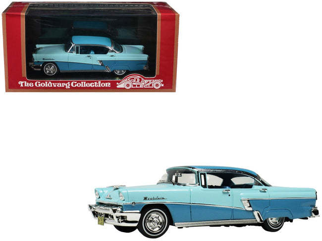 1956 Mercury Montclair Phaeton Lauderdale Blue and Niagara Blue with Blue Interior Limited Edition to 200 pieces Worldwide 1/43 Model Car by Goldvarg Collection-Goldvarg Collection-ModelCars.com