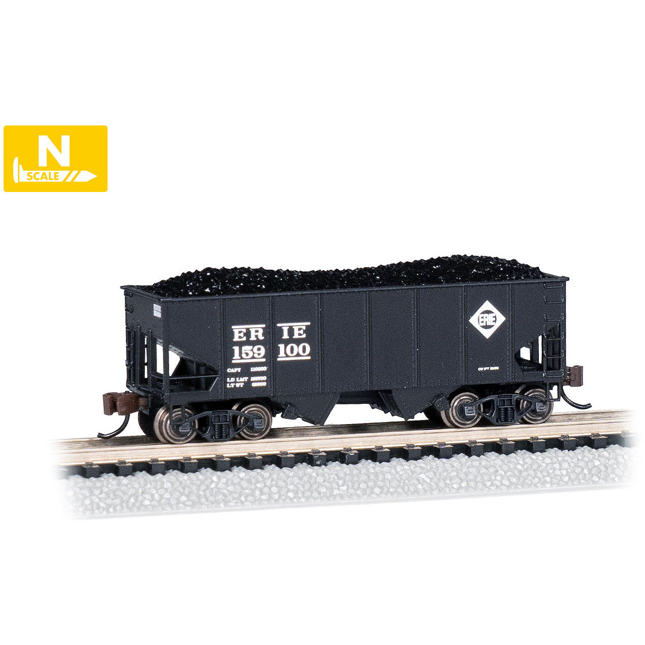 Bachmann USRA 55-Ton 2-Bay Hopper - Erie #159100