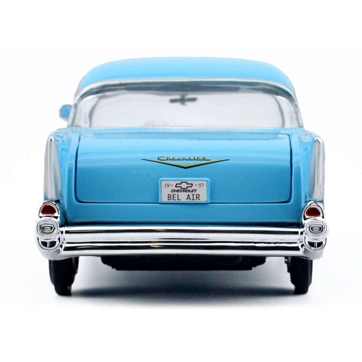 1957 Chevrolet Bel Air Light Blue "Timeless Legends" Series 1/24 Diecast Model Car by Motormax-Motormax-ModelCars.com