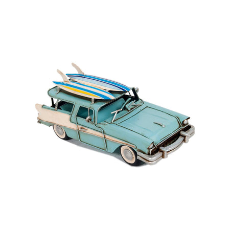 1957 Ford Country Squire Station Wagon Blue - Old Modern - ModelCars.com