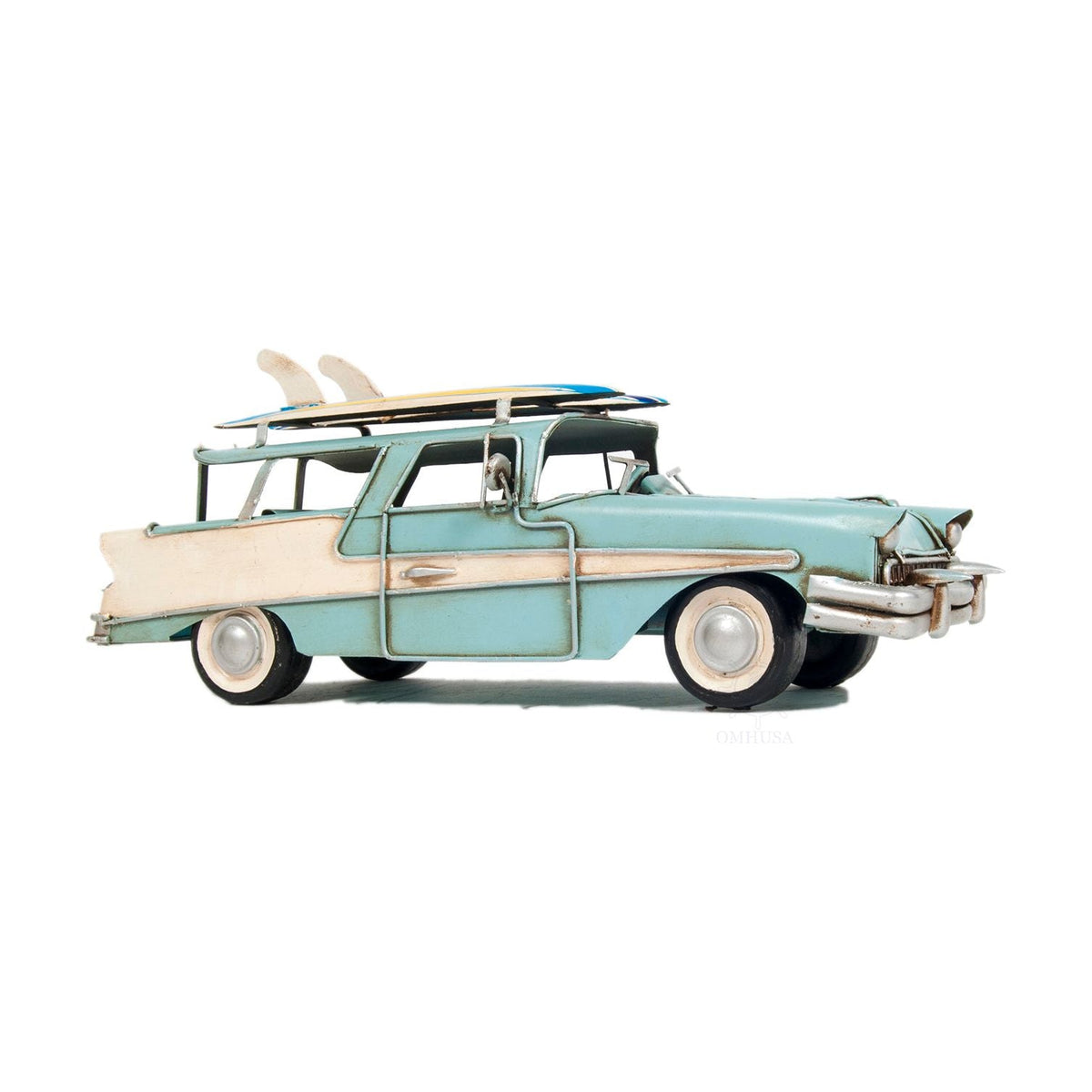 1957 Ford Country Squire Station Wagon Blue - Old Modern - ModelCars.com
