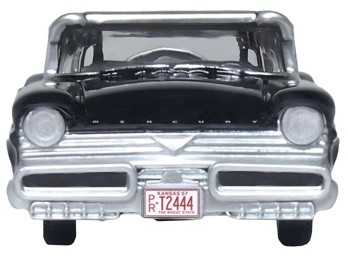 1957 Mercury Montclair Tuxedo Black 1/87 (HO) Scale Diecast Model Car by Oxford Diecast-Oxford Diecast-ModelCars.com