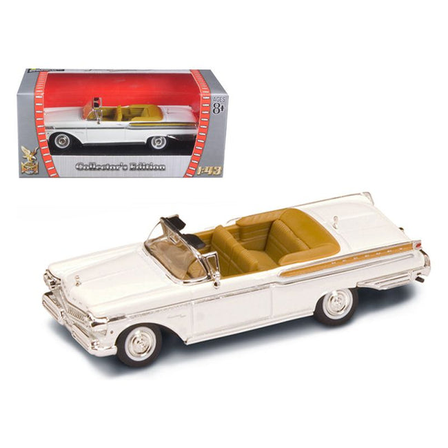 1957 Mercury Turnpike Cruiser White 1/43 Diecast Model Car by Road Signature - Road Signature - ModelCars.com