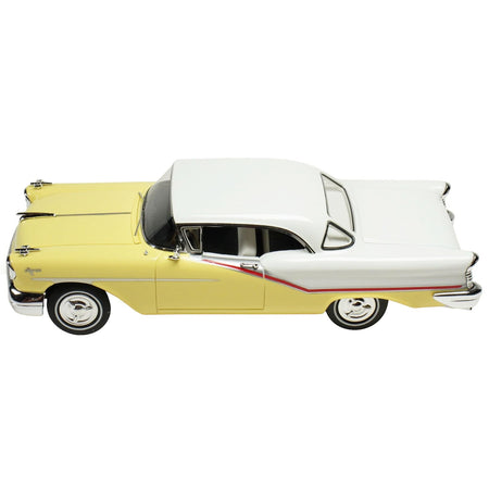 1957 Oldsmobile Starfire Coronado Yellow and Alcan White Limited Edition to 200 pieces Worldwide 1/43 Model Car by Goldvarg Collection-Goldvarg Collection-ModelCars.com