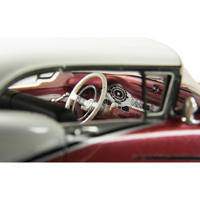 1957 Oldsmobile Starfire Royal Glow Red and Alcan White Limited Edition to 200 pieces Worldwide 1/43 Model Car by Goldvarg Collection-Goldvarg Collection-ModelCars.com