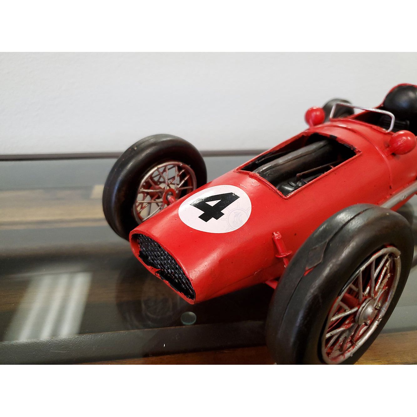 1958 Ferrari 246 F1 Model Red Metal Handmade - Old Modern - ModelCars.com