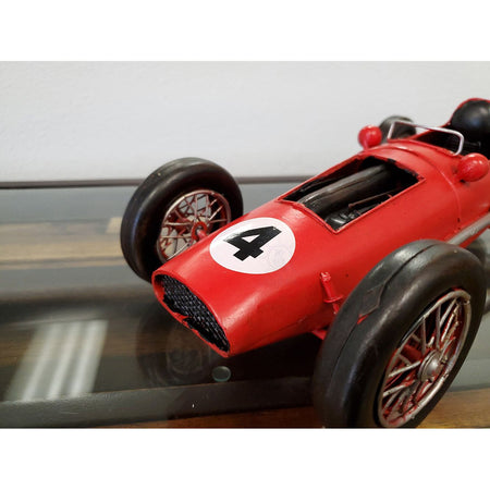 1958 Ferrari 246 F1 Model Red Metal Handmade - Old Modern - ModelCars.com