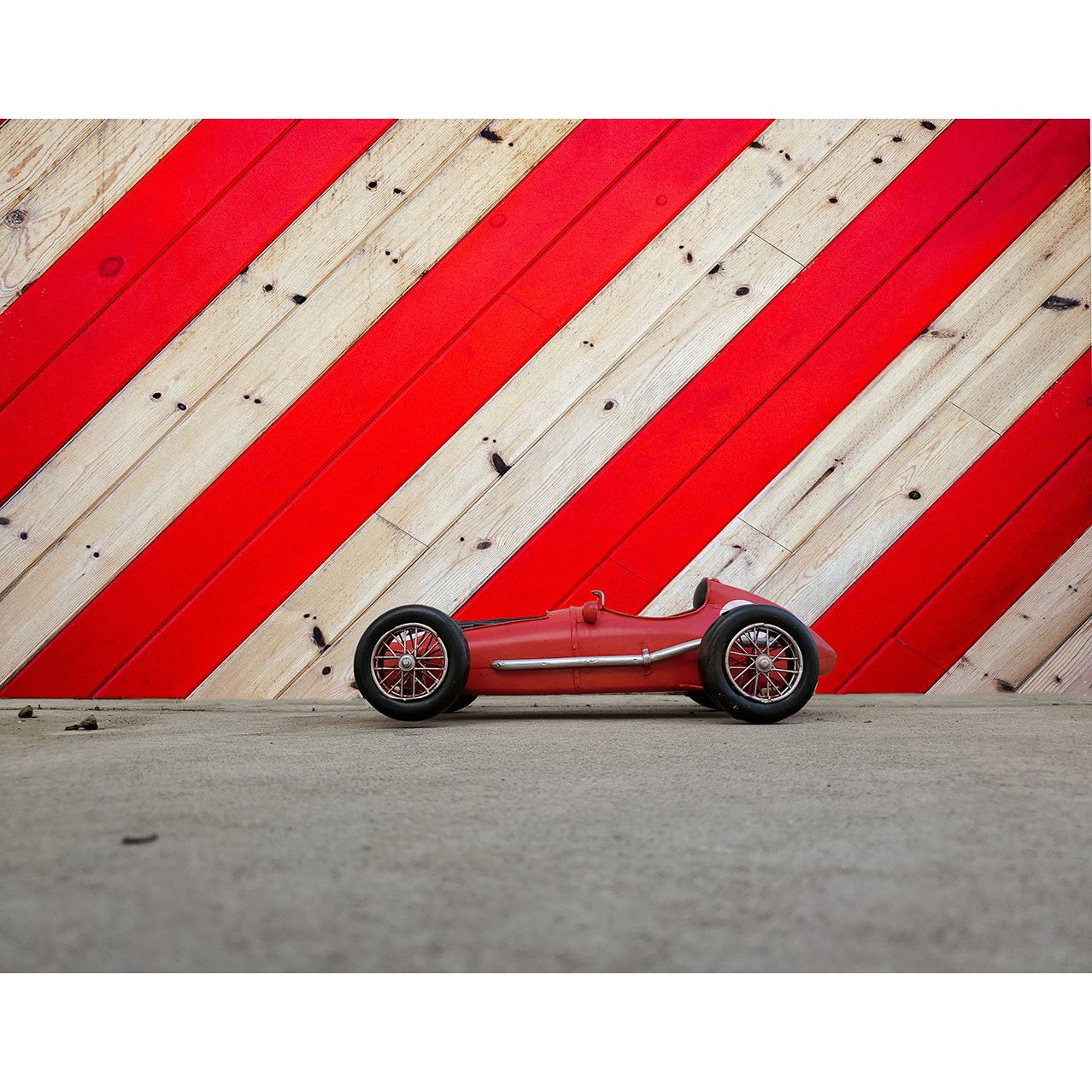 1958 Ferrari 246 F1 Model Red Metal Handmade - Old Modern - ModelCars.com