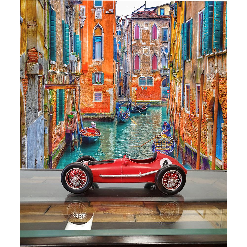 1958 Ferrari 246 F1 Model Red Metal Handmade - Old Modern - ModelCars.com