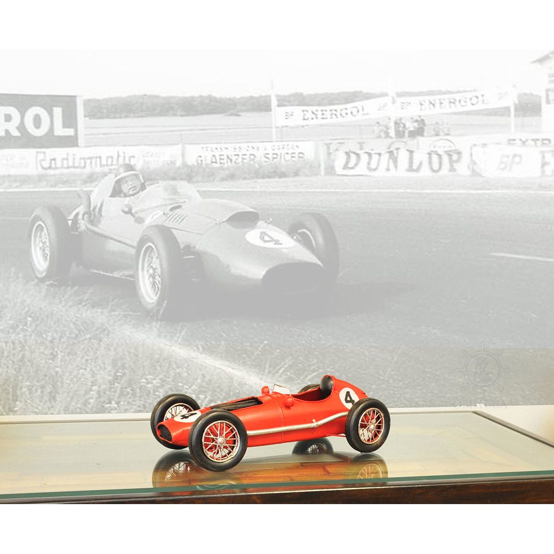 1958 Ferrari 246 F1 Model Red Metal Handmade - Old Modern - ModelCars.com