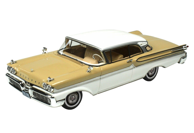1958 Mercury Park Lane Mayfair Yellow and Marble White Limited Edition to 200 pieces Worldwide 1/43 Model Car by Goldvarg Collection-Goldvarg Collection-ModelCars.com