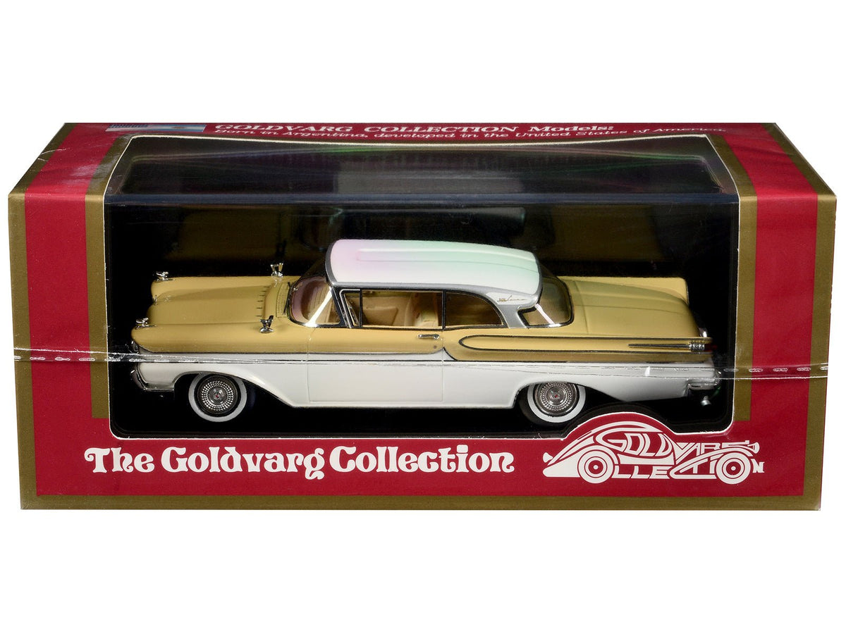 1958 Mercury Park Lane Mayfair Yellow and Marble White Limited Edition to 200 pieces Worldwide 1/43 Model Car by Goldvarg Collection-Goldvarg Collection-ModelCars.com