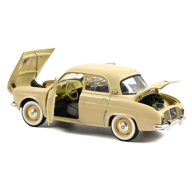 1958 Renault Dauphine Beige 1/18 Diecast Model Car by Norev - Norev - ModelCars.com