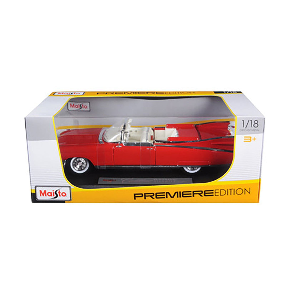 1959 Cadillac Eldorado Biarritz Red 1/18 Diecast Model Car by Maisto-Maisto-ModelCars.com