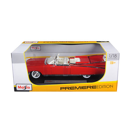 1959 Cadillac Eldorado Biarritz Red 1/18 Diecast Model Car by Maisto-Maisto-ModelCars.com