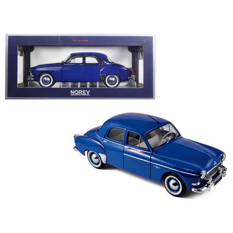 1959 Renault Fregate Capri Blue 1/18 Diecast Model Car by Norev - Norev - ModelCars.com