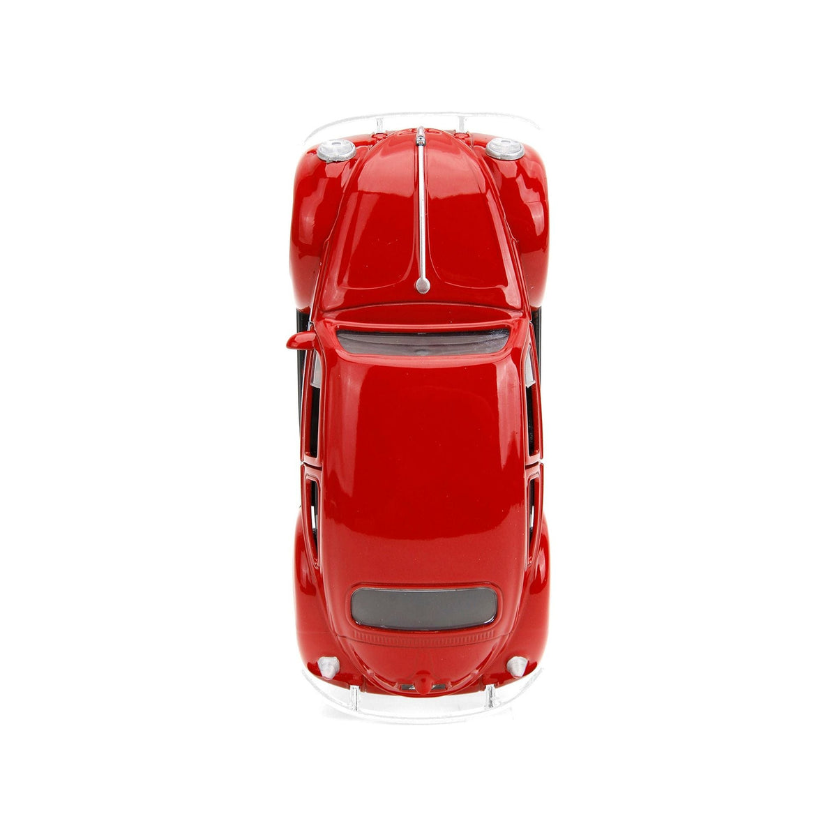 1959 Volkswagen Beetle Red with White Graphics and Boxing Gloves Accessory "Punch Buggy" Series 1/32 Diecast Model Car by Jada - Jada - ModelCars.com