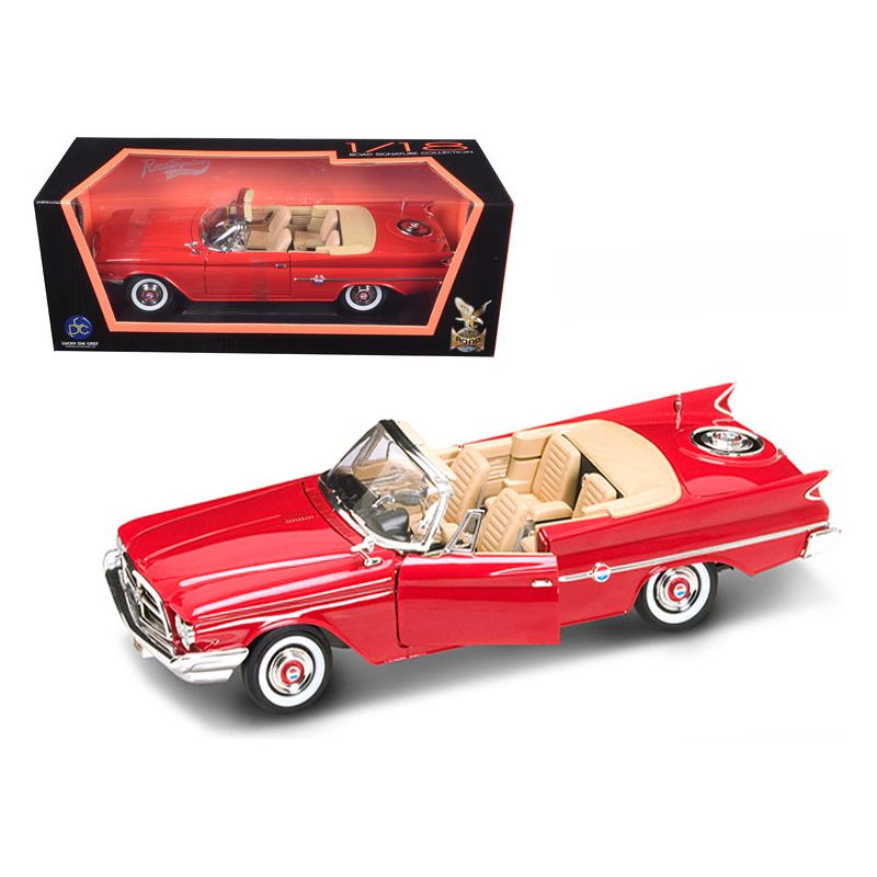 1960 Chrysler 300F Red 1/18 Diecast Car by Road Signature - Road Signature - ModelCars.com