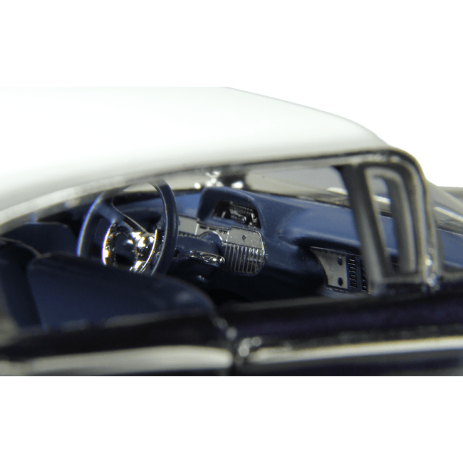 1960 Mercury Park Lane 4 Door Sedan Marine Blue Metallic with White Top and Blue Interior Limited Edition to 200 pieces Worldwide 1/43 Model Car by Goldvarg Collection-Goldvarg Collection-ModelCars.com