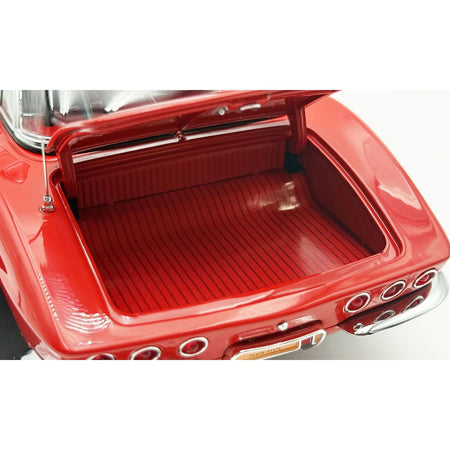 1961 Chevrolet Corvette Gasser Roman Red with Red Interior Limited Edition to 300 pieces Worldwide 1/18 Diecast Model Car by ACME-Acme-ModelCars.com