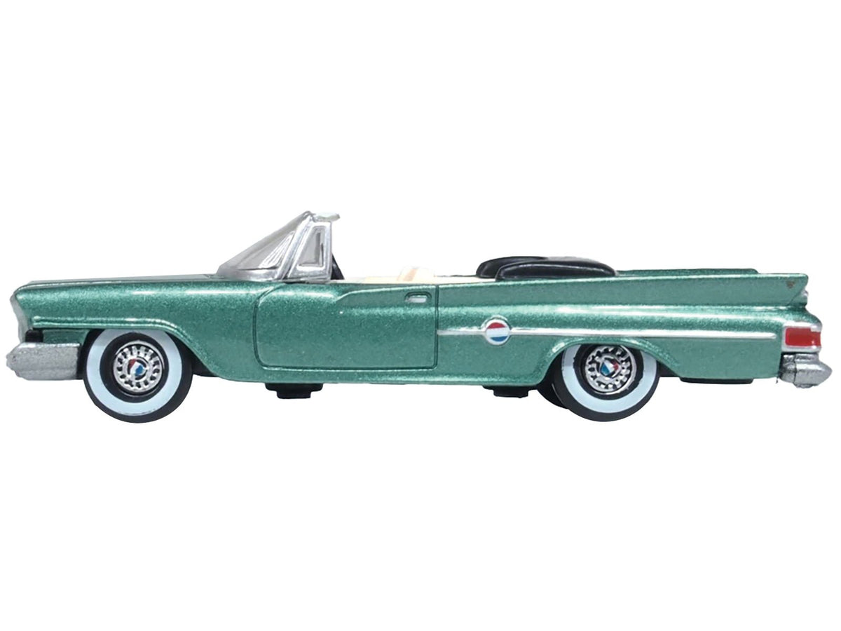 1961 Chrysler 300 Convertible Pinewood Green Metallic 1/87 (HO) Scale Diecast Model Car by Oxford Diecast-Oxford Diecast-ModelCars.com