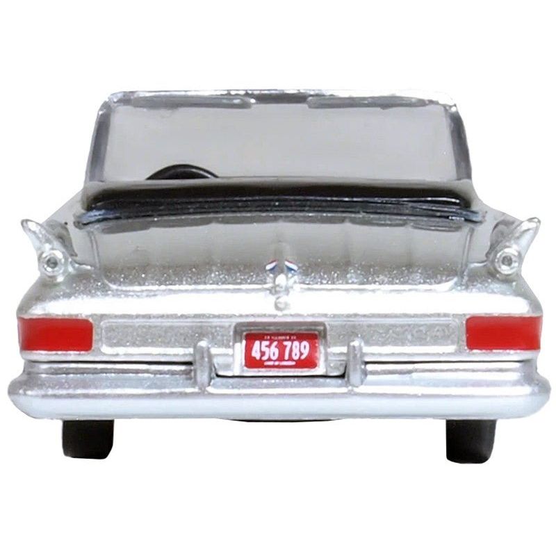 1961 Chrysler 300G Convertible Sheffield Silver Metallic 1/87 (HO) Scale Diecast Model Car by Oxford Diecast-Oxford Diecast-ModelCars.com