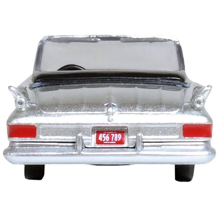 1961 Chrysler 300G Convertible Sheffield Silver Metallic 1/87 (HO) Scale Diecast Model Car by Oxford Diecast-Oxford Diecast-ModelCars.com