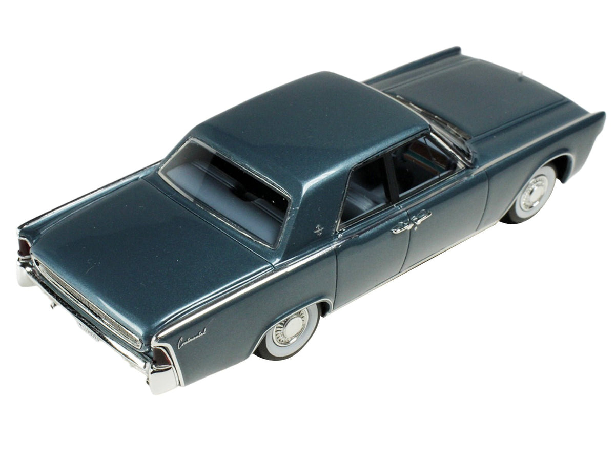1962 Lincoln Continental Oxford Gray Metallic with Blue Interior Limited Edition to 200 pieces Worldwide 1/43 Model Car by Goldvarg Collection-Goldvarg Collection-ModelCars.com
