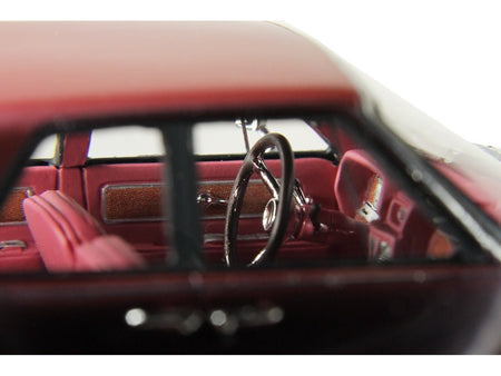 1962 Lincoln Continental Royal Red Metallic with Red Interior Limited Edition to 200 pieces Worldwide 1/43 Model Car by Goldvarg Collection-Goldvarg Collection-ModelCars.com