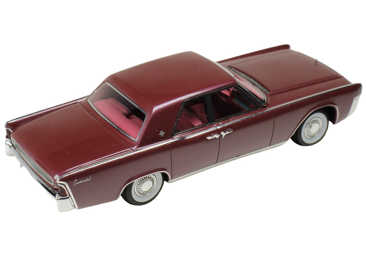 1962 Lincoln Continental Royal Red Metallic with Red Interior Limited Edition to 200 pieces Worldwide 1/43 Model Car by Goldvarg Collection-Goldvarg Collection-ModelCars.com