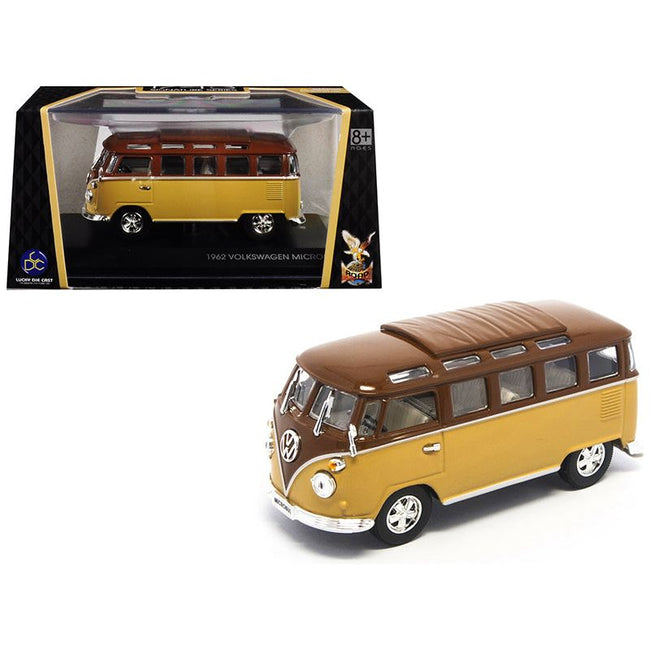1962 Volkswagen Microbus Van Bus Brown 1/43 Diecast Model by Road Signature - Road Signature - ModelCars.com