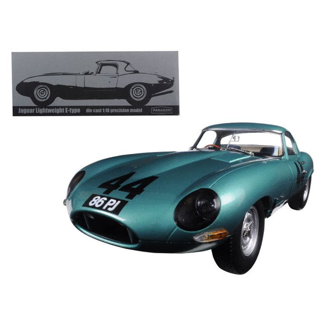 1963 Jaguar Lightweight E - Type 44 "Arkins 86 PJ" 1/18 Diecast Model Car by Paragon - Paragon - ModelCars.com