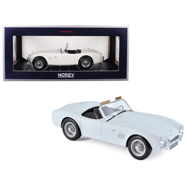 1963 Shelby AC Cobra 289 Roadster White 1/18 Diecast Model Car by Norev - Norev - ModelCars.com