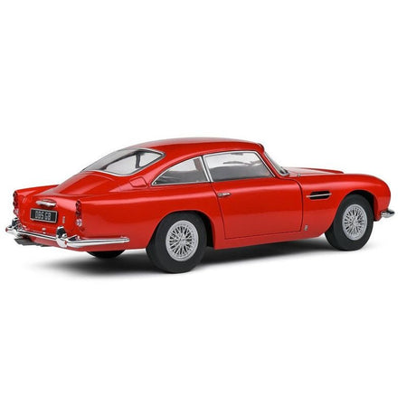 1964 Aston Martin DB5 RHD (Right Hand Drive) Red Metallic 1/18 Diecast Model Car by Solido-Solido-ModelCars.com