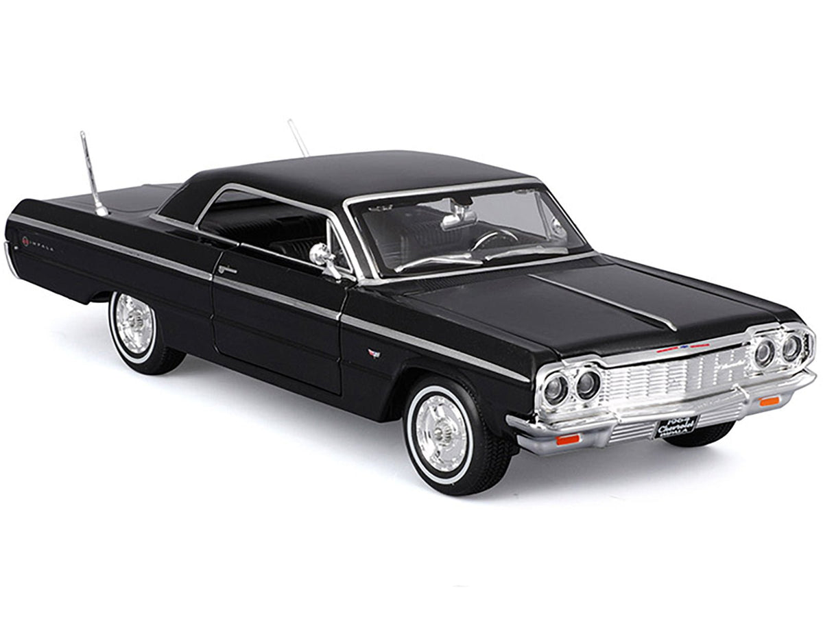 1964 Chevrolet Impala SS Black "Special Edition" Series 1/26 Diecast Model Car by Maisto-Maisto-ModelCars.com