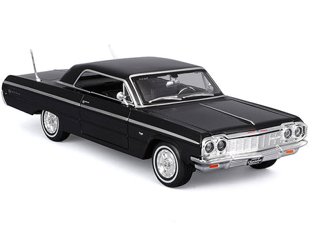 1964 Chevrolet Impala SS Black "Special Edition" Series 1/26 Diecast Model Car by Maisto-Maisto-ModelCars.com