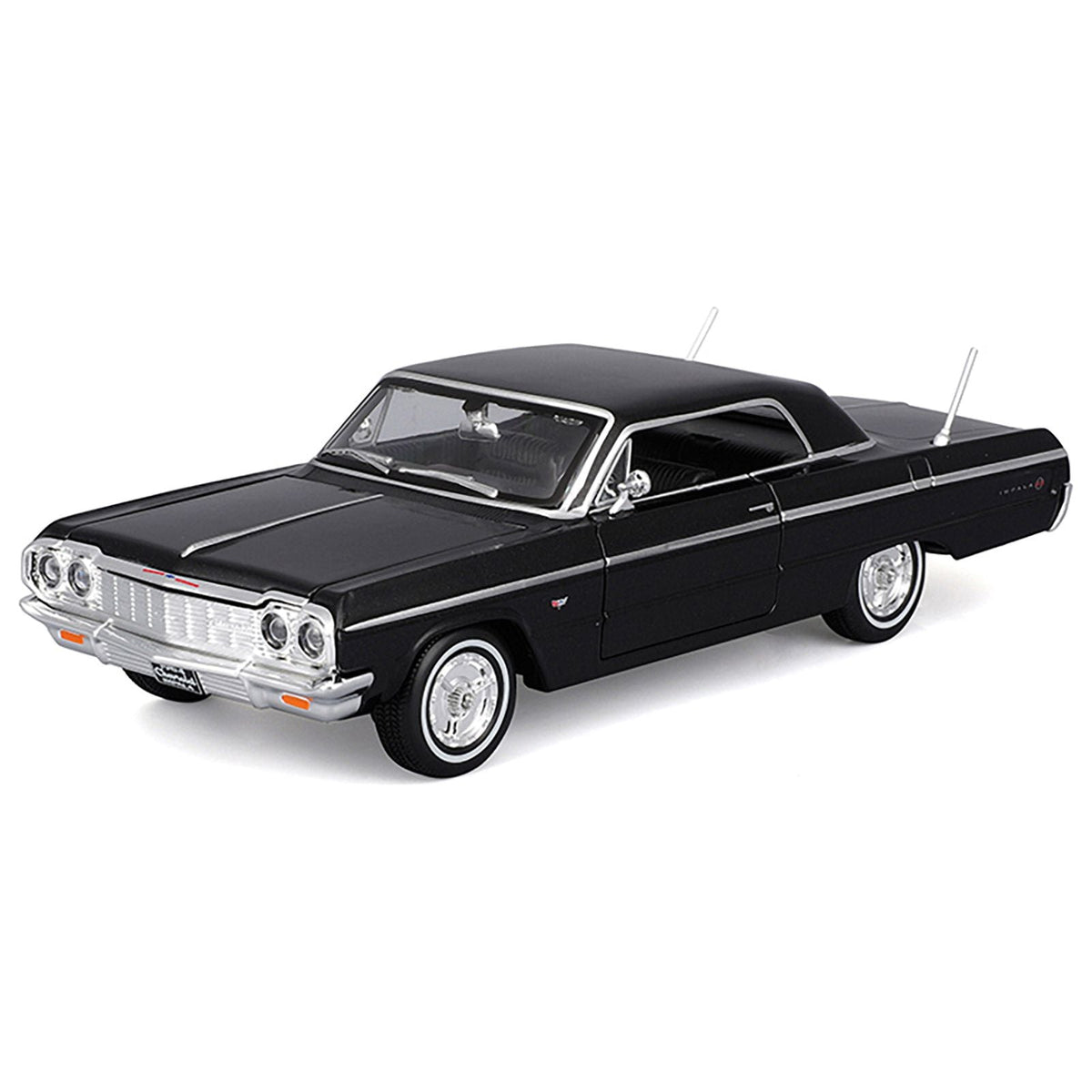 1964 Chevrolet Impala SS Black "Special Edition" Series 1/26 Diecast Model Car by Maisto-Maisto-ModelCars.com