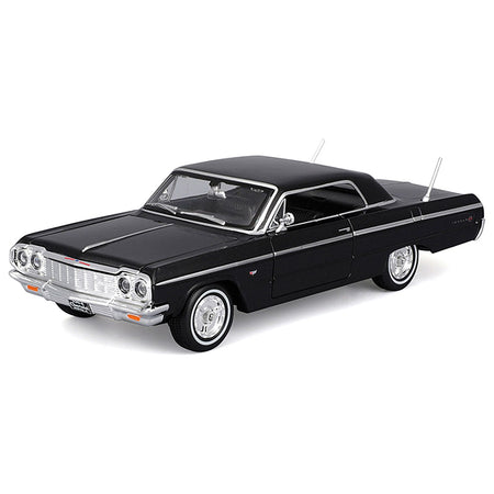 1964 Chevrolet Impala SS Black "Special Edition" Series 1/26 Diecast Model Car by Maisto-Maisto-ModelCars.com